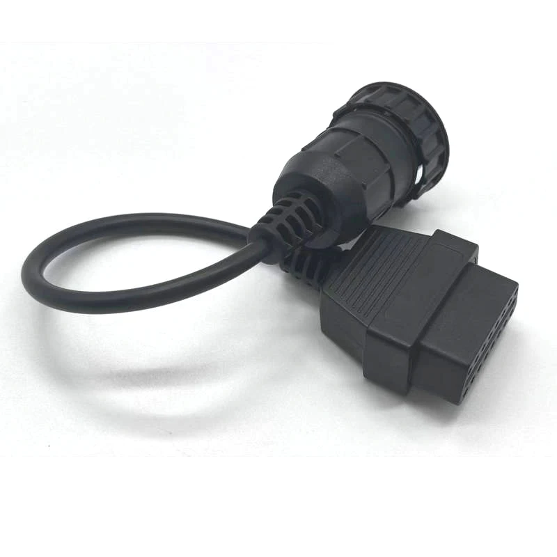 2024 Factory LT025 14 Pin to 16 Pin OBD 2 Diagnostic Cable Connector Converter Adapter Extension Cord For Mercedes Benz