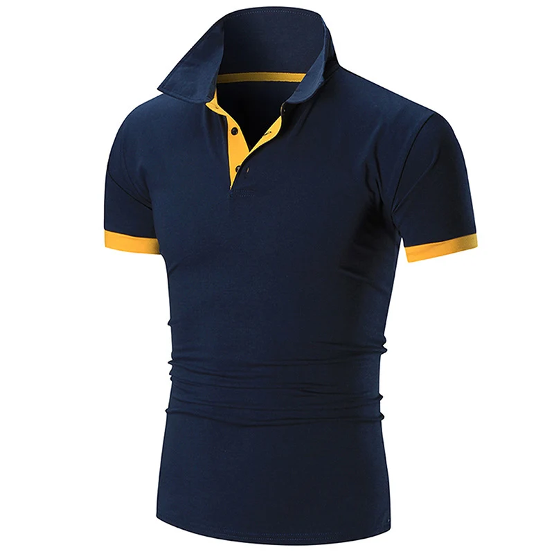 Casual Golf Custom Logo Simple Polo Shirt for Men/ Wholesale High Quality Plain Men Print Custom T-shirts Accept Custom Size