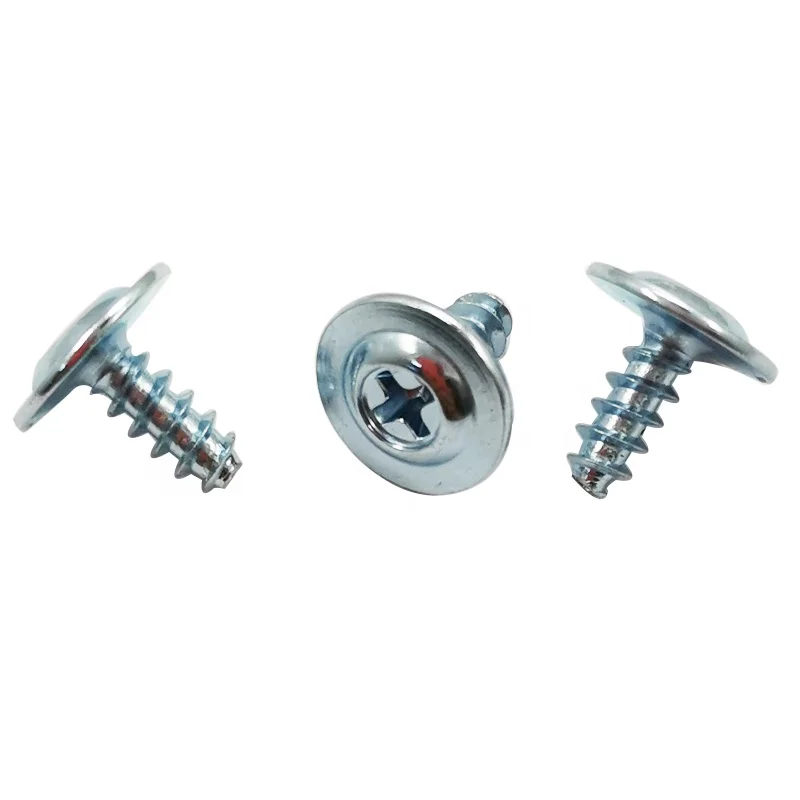 M4x10mm Big Round Head Electric Screws with Washer