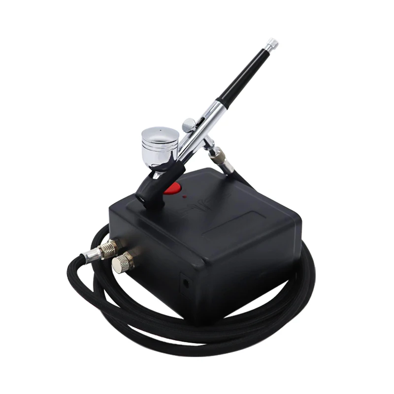Portable Airbrush compressor tattoo/airbrush kit portable TC-100K for makeup,painting body cake decorating aerograf kit