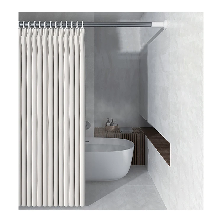 Adjustable Shower Curtain Rod Stainless Steel No-Drilling Hot Sell Rods