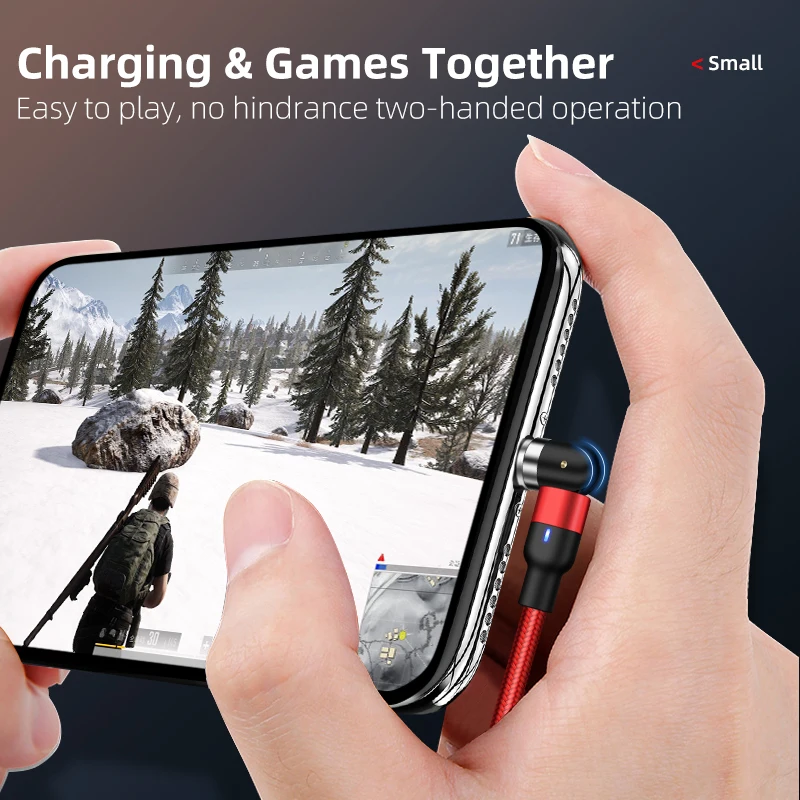 
360 Rotate magnetic phone charger cable and Straight Use magnetic usb charging cable 
