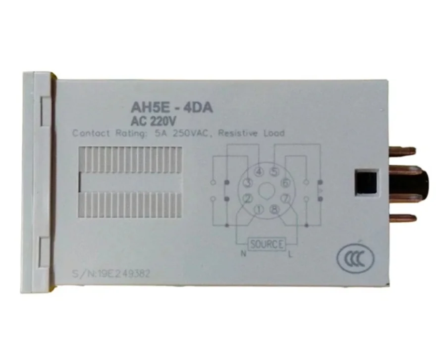 New Ones  AH5E-4DA numeric limit time relay AC220V  9999M