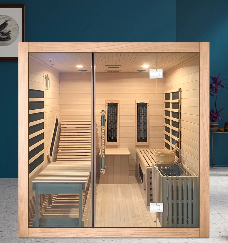 Hot sale high quality spa tubs sauna rooms  infrared and  steam sauna room