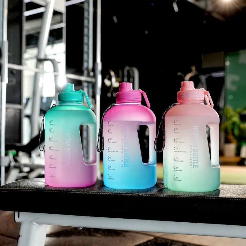 BPA Free Leak-Proof Lightweight Gym/Camping Outdoors Bottle sport with Handle for Boiling Water Drinking