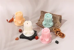 Wholesale Customized Personalized Candle Sets Gifts Luxury Novelty Roman Column Scented Candle For Home Deco