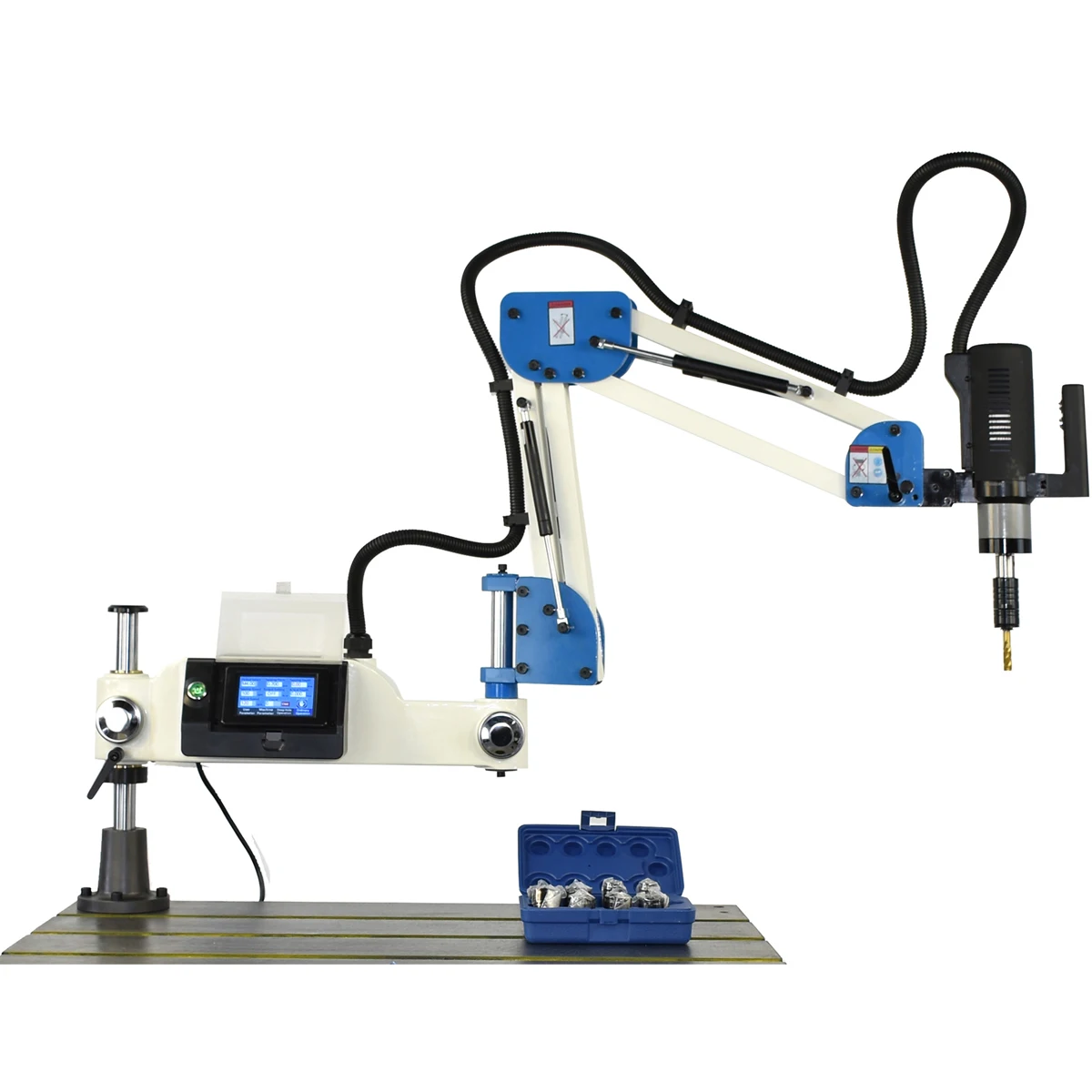 Electric tapping machine full-automatic servo tapping machine desktop small handheld universal rocker arm CNC universal