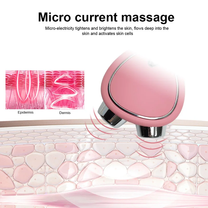 Home Use Anti-Aging Facial Massager Microcurrent Toning Device Anti-Wrinkle Face Beauty Equipment for Roller Facial Treatment