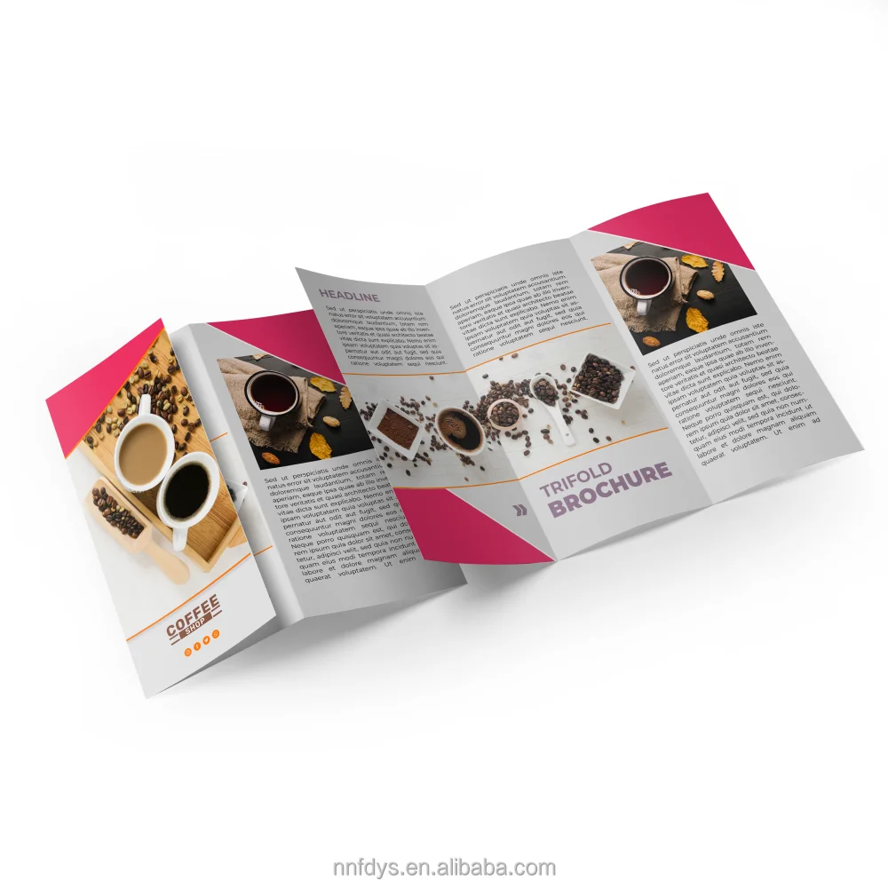 Custom Design High Quality Leaflet Brochure Printing Flyer Pamphlet Offset Printing Flyers Booklet Brochure