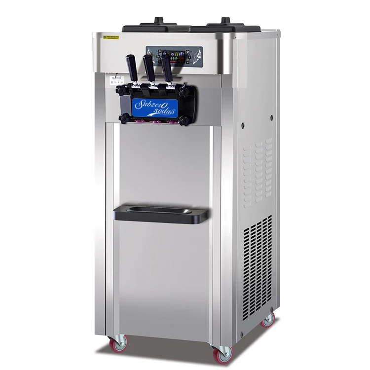 Nengyang Best Selling Good Quality Automatic Tawa my Swirl Commercial Soft Ice Cream Machine