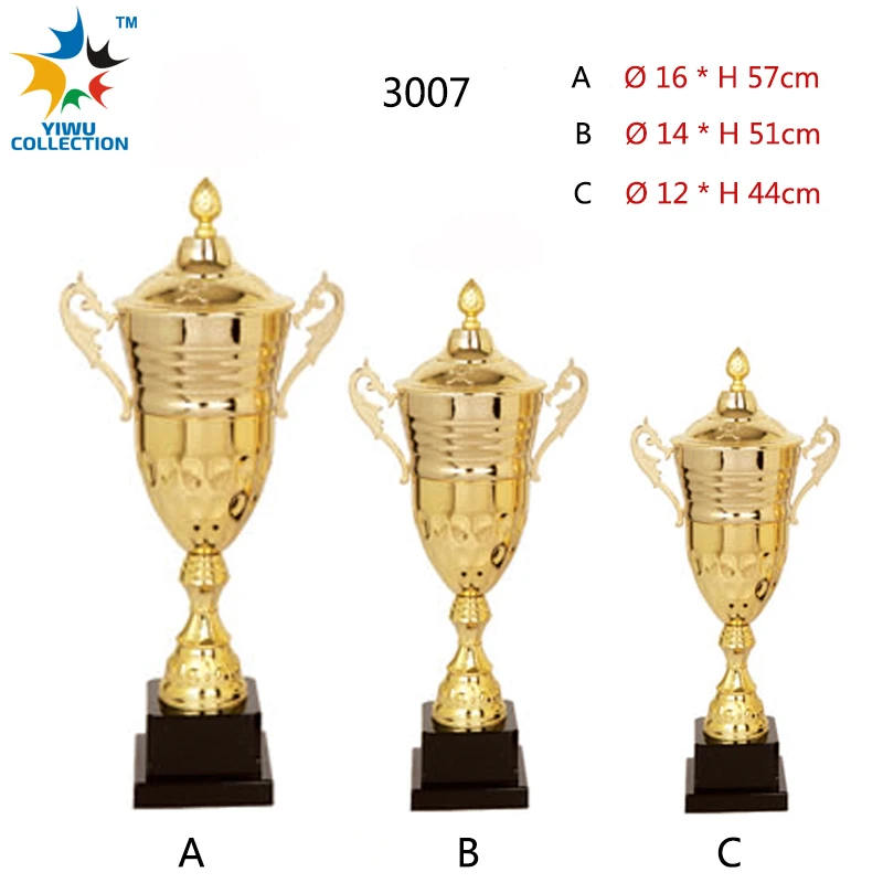 Trophy Cup Metal Cup Trophy Sliver Gold Plated Award Golf Medals Unique Custom Designed Graduation Trophy