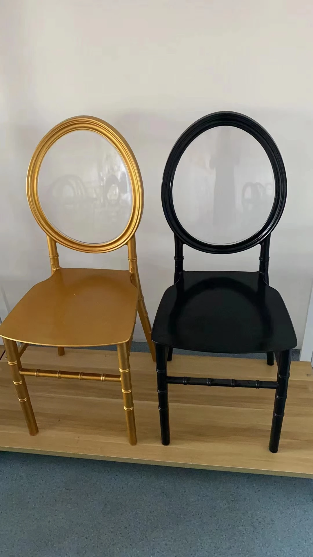 Modern White Plastic Chiavari Wedding Chair Monoblock Louis Dining Wedding Chair Chivalry Wedding Vip Chair for Sale