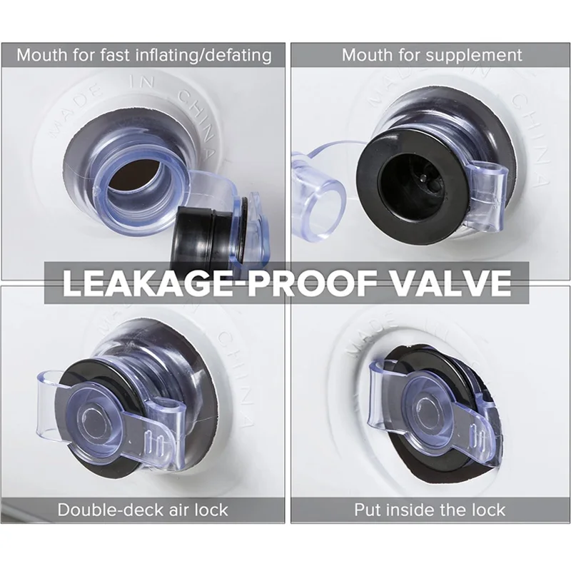 Mirakey Customized Foldable Skin Friendly Flocking Fast Inflating and Deflating Single Inflatable Air Bed Mattress for Camping