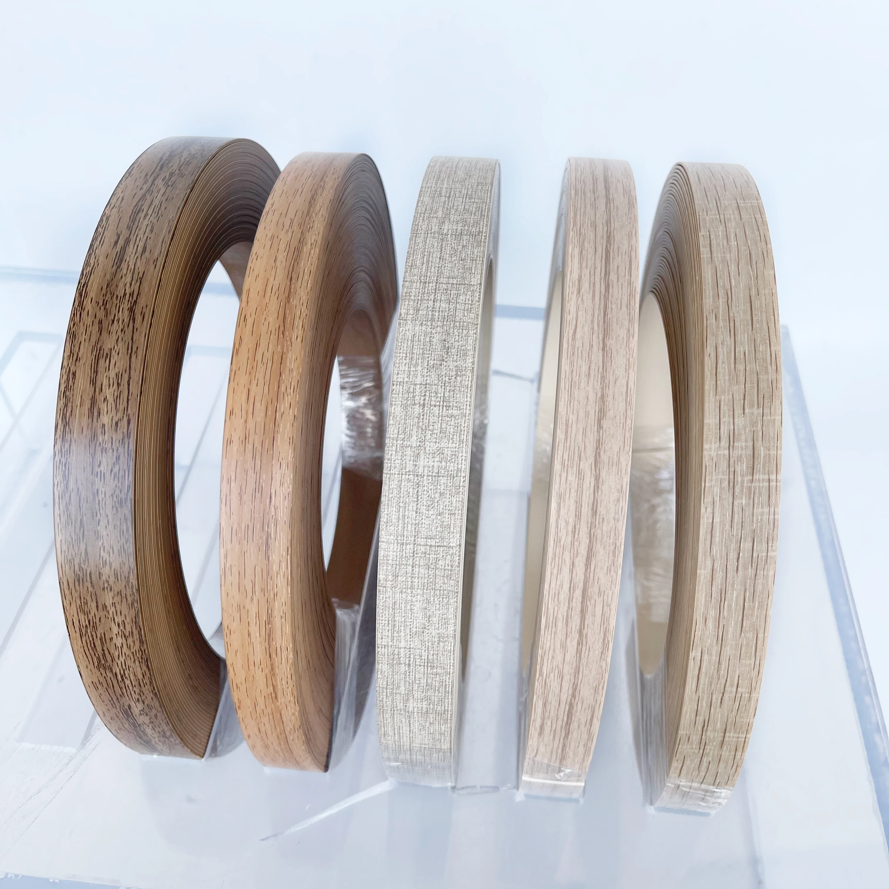Manufacturer Provide New Designs Customized 1x22mm PVC Edge Banding for Furniture Accessories