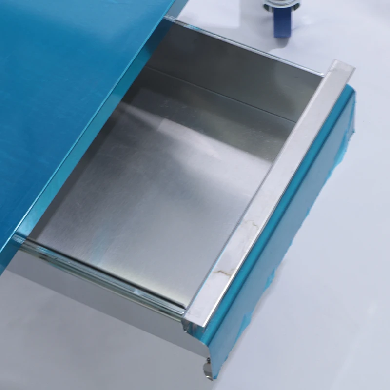 Medicine Medical Cart Emergency Trolley Crash Cart Stainless Steel Hospital Treatment Trolley