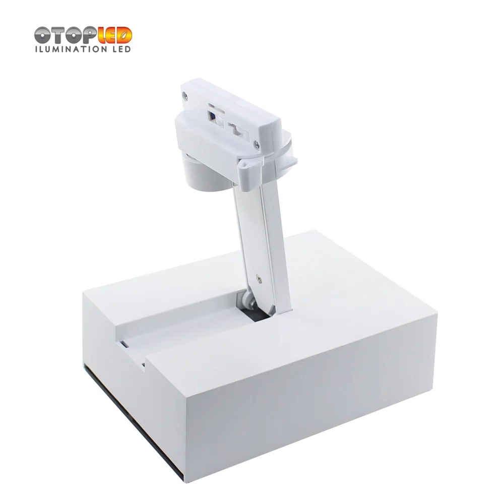 3phase rail with 36w square grille spots led track light adjustable lights