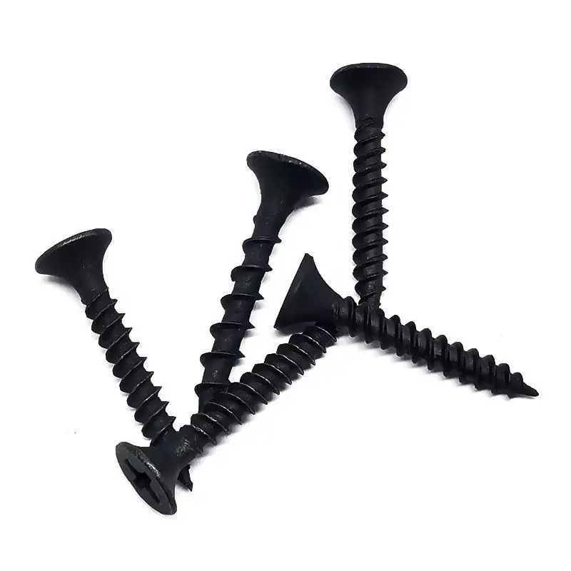 Metric drywall black gypsum board screw drywall screw to wood