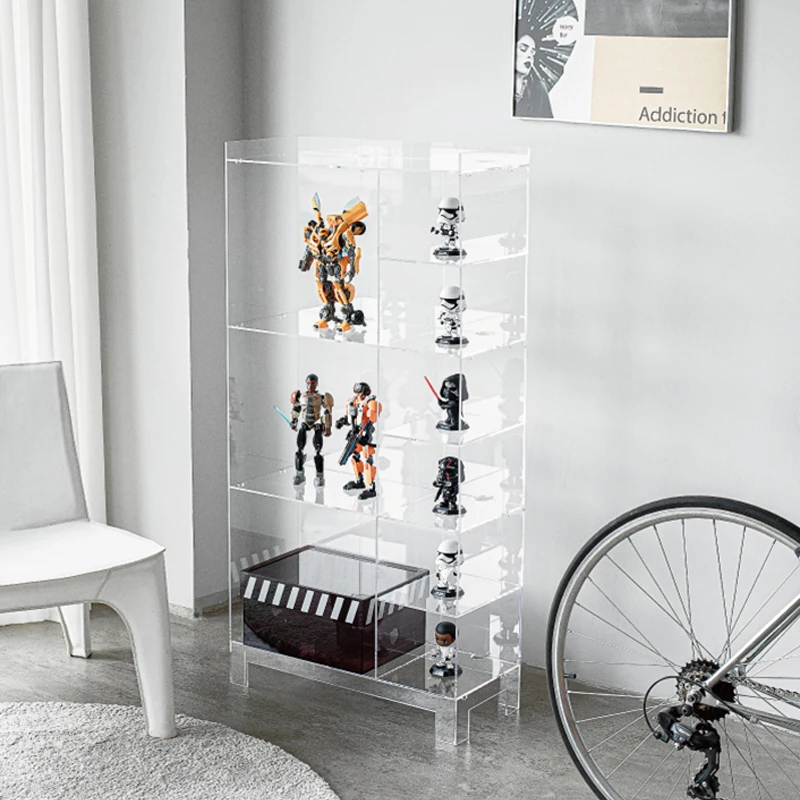 customized living room cabinet storage modern light luxury small parts acrylic storage cabinet