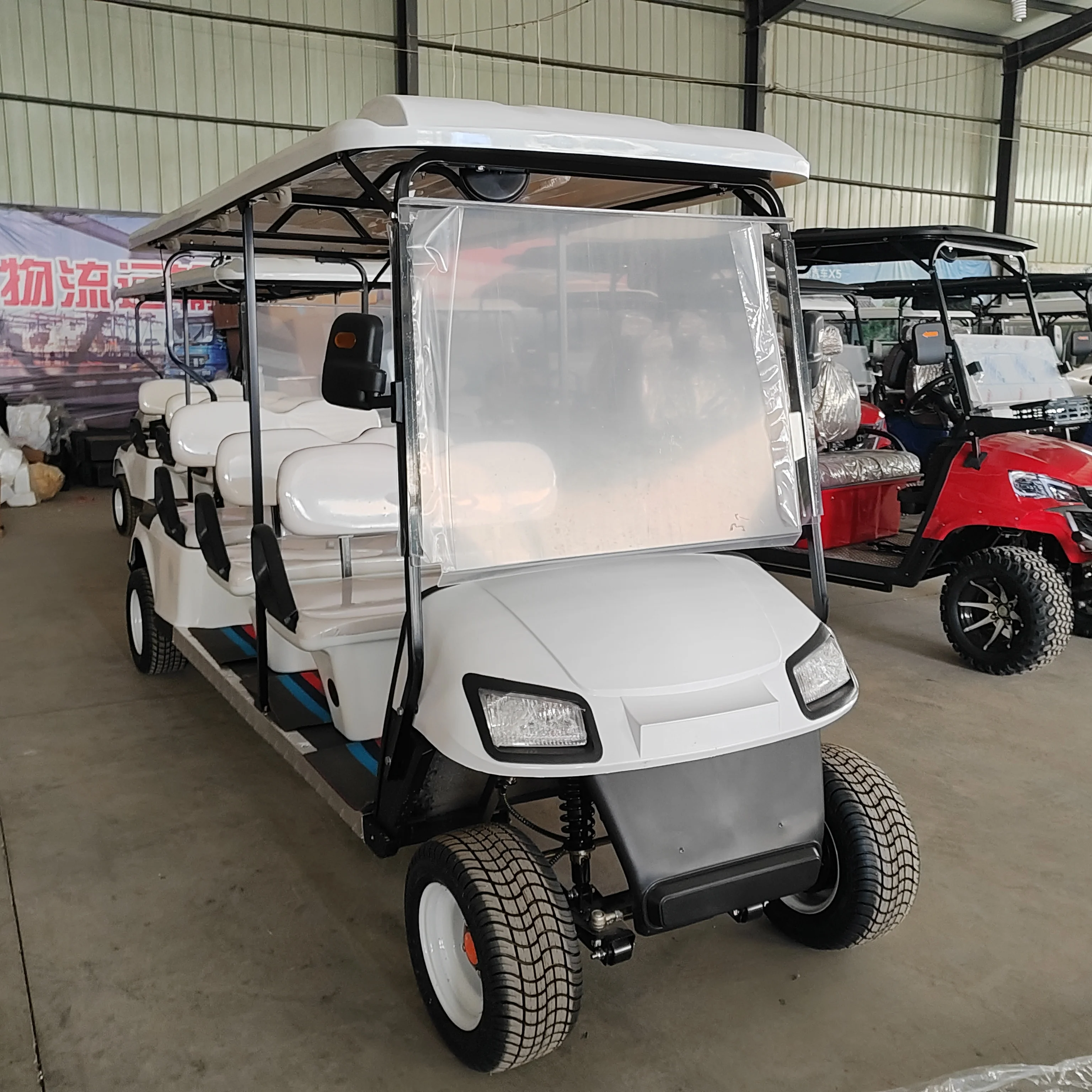 Недорогая Роскошная 4 6-Местная низкоскоростная машина с приводом электрическая уличная легальная тележка для гольфа на продажу