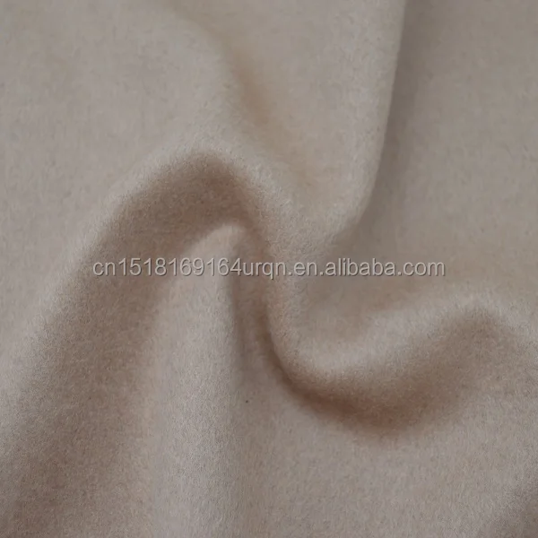 solid woolen cloth  plain dyed color woven wool blend fabric