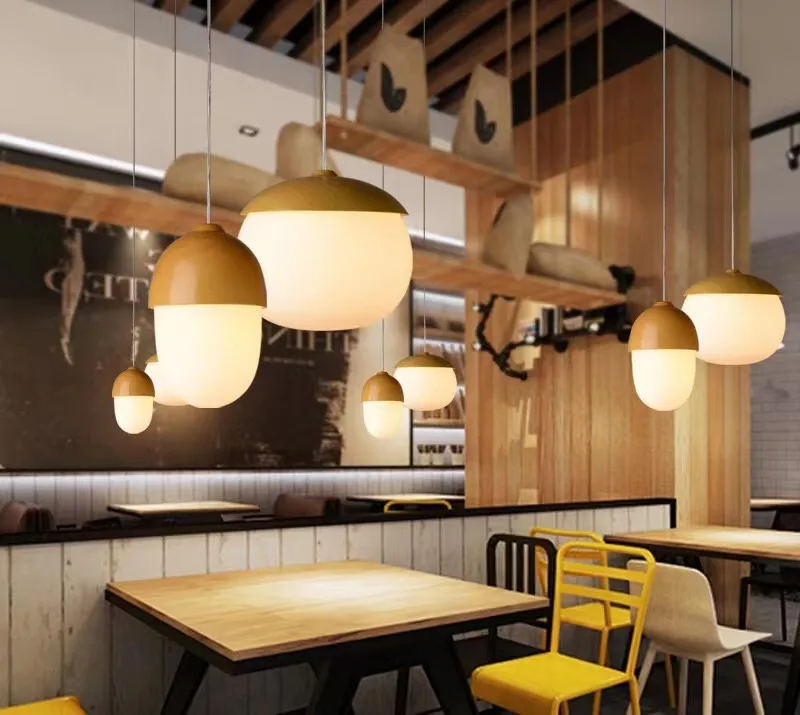 Lumind chandeliers pendant lights decoration single head Japanese wooden chandelier lighting wooden pendant light