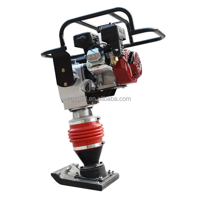 Factory Handheld Compactor Vibrating high quality Engine Gasoline Construction Tools Earth Electric Tamping Rammer Machine Price