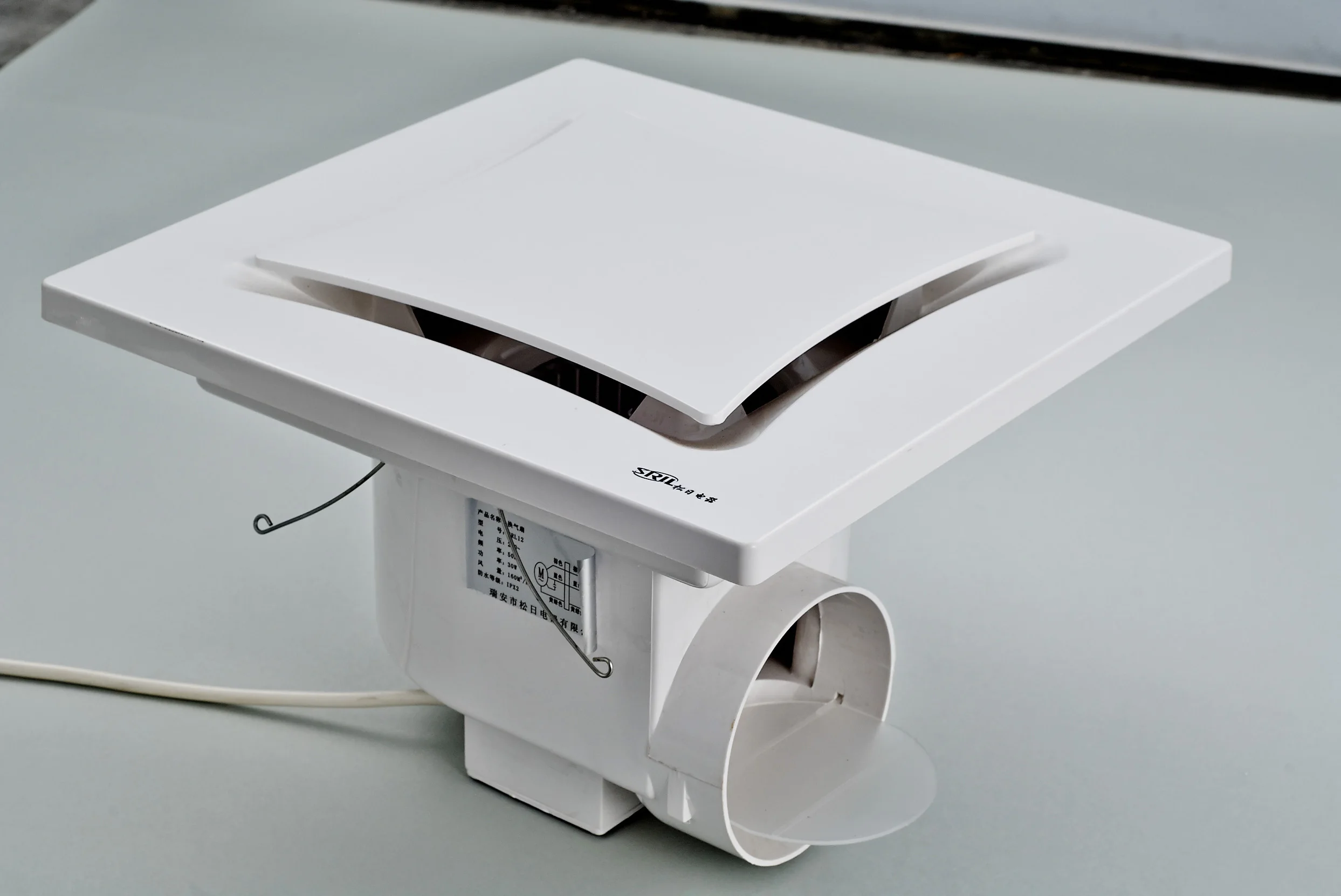 Very popular window sill fan Plastic exhaust fan high air volume kitchen toilet fan manufacturer popular sample design fashion