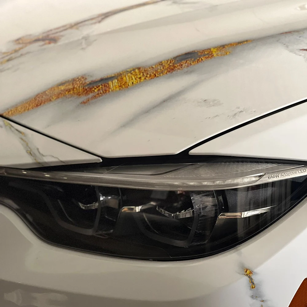 Self Adhesive Auto Vinyl Wrap Personalized Customized Marble Grain Design Sticker Bomb Car Stickers