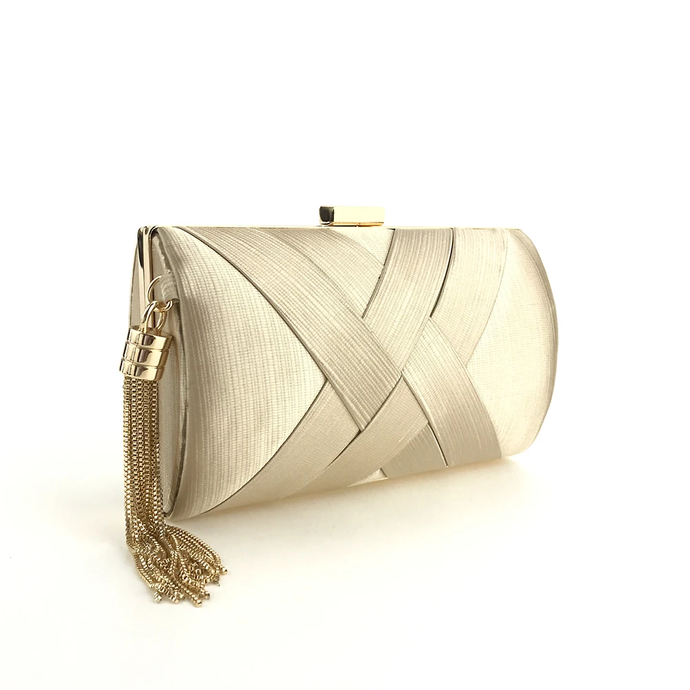 
Satin Tassels Clutch Bag Vintage Handbag Girls Accessories Replicate Evening Bags High Quality Beautiful Ladies 11 Colors 