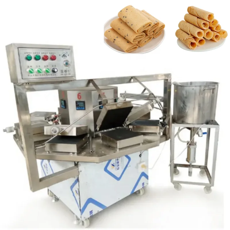 Multi-function egg roll wafer stick maker forming rolling machine waffle cup ice cream cone making machine price sale