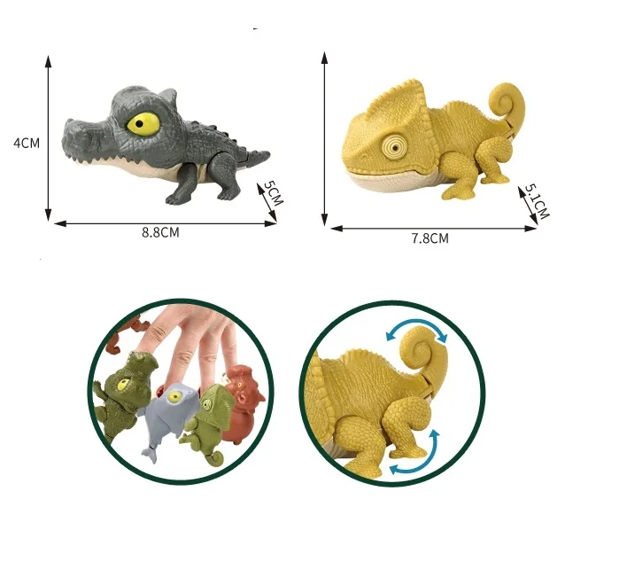 Toys Kids Wholesale cartoon Dinosaur Bite Hand Toy Toy Finger Dinosaur Creative Tricky Tyrannosaurus Model