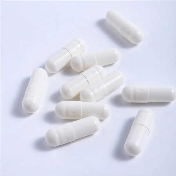Wholesale 00# 0# 1# 2# separated acid-resistant white empty vegetable veggie capsules