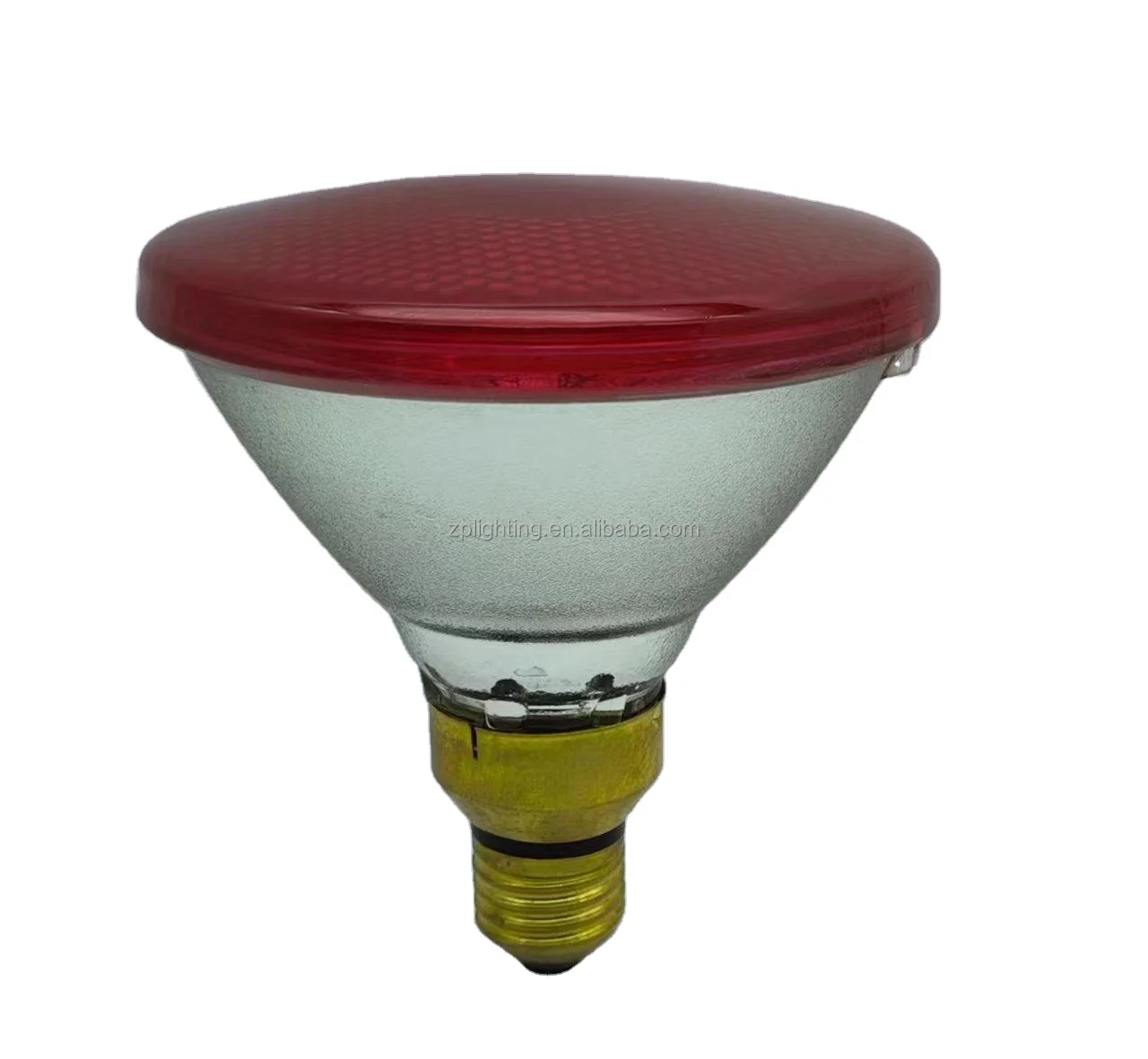 Red 150W High-Temperature Flame Seal PAR38 Type G Infrared Heat Lamp for Physiotherapy IR Lights Product
