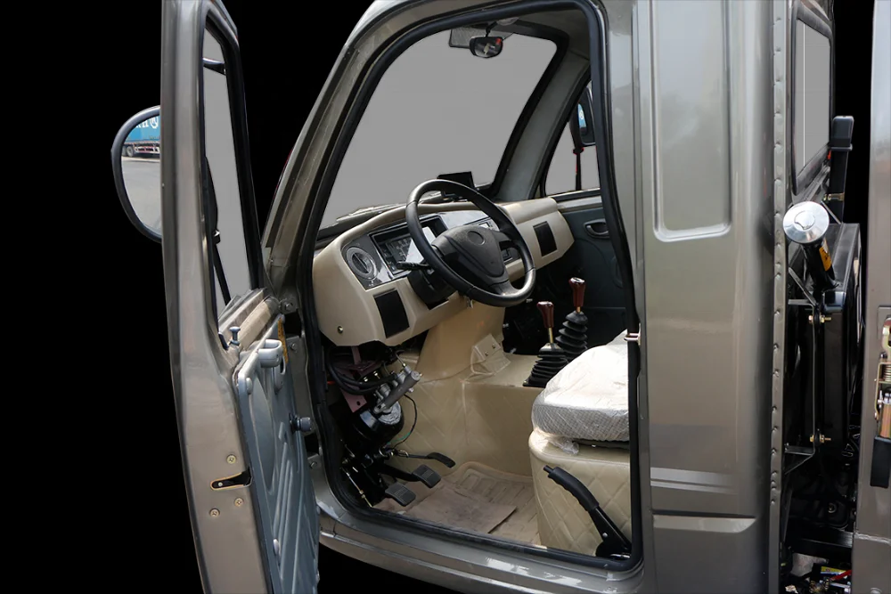 800CC MOTORIZED GAS POWERED CARGO TRICYCLE WITH CABIN WITH STEERING WHEEL