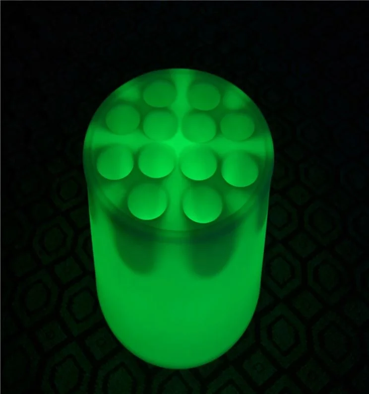 Hot sale Portable Wine bucket LED Barware Round Tray LED ice bucket wine beverage cold beer champagne for parties/home/bars