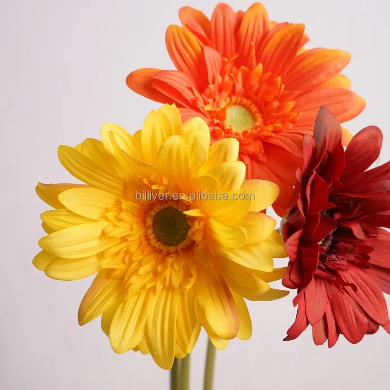 Real Touch Moisturising Artificial Daisy for Wedding and Home Decor Premium Simulated Single Head African Daisy