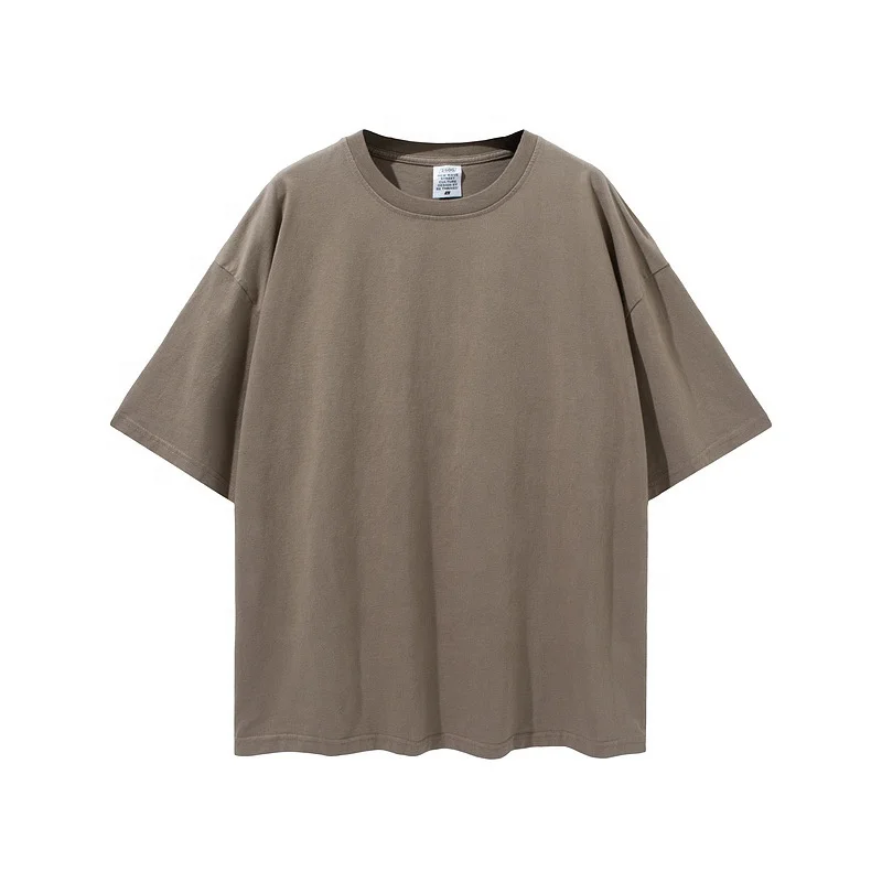 
Wholesale Hot Selling Heavy Weight Cotton White Top Vintage Blank T Shirts For Men 