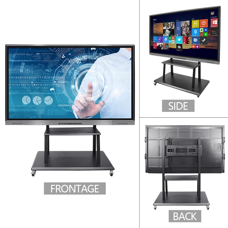 65 дюймов ЖК-в-одном: высокотехнологичная Интерактивная сенсорный экран мультимедийное образование белая доска для классных комнат