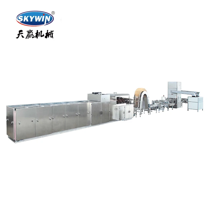 Full Automatic Chocolate Wafer Biscuit Machine Production Line