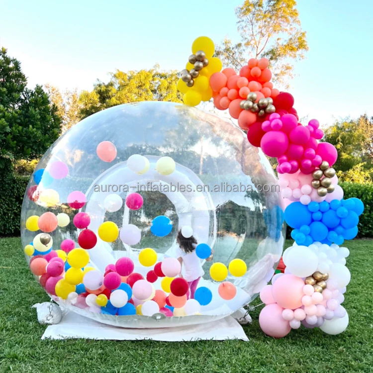 Popular Outdoor Wholesale Party Commercial Small Transparent Inflatable Crystal Bubble Tent Balloon Dome House