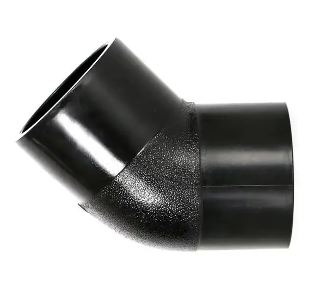 hdpe  butt elbow 45 degree tube Pipe connection fitting for Water pipe fast  pipe Fitting elbow