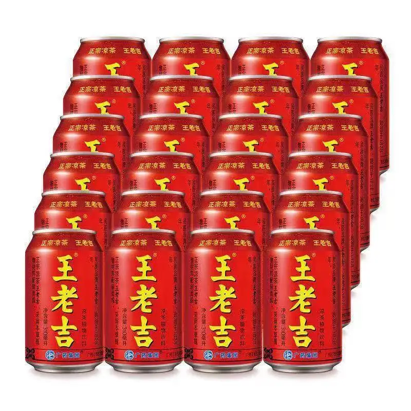 Wholesale Tea Drinks Wanglaoji Herbal Tea 310ml*24 cans wholesale beverage
