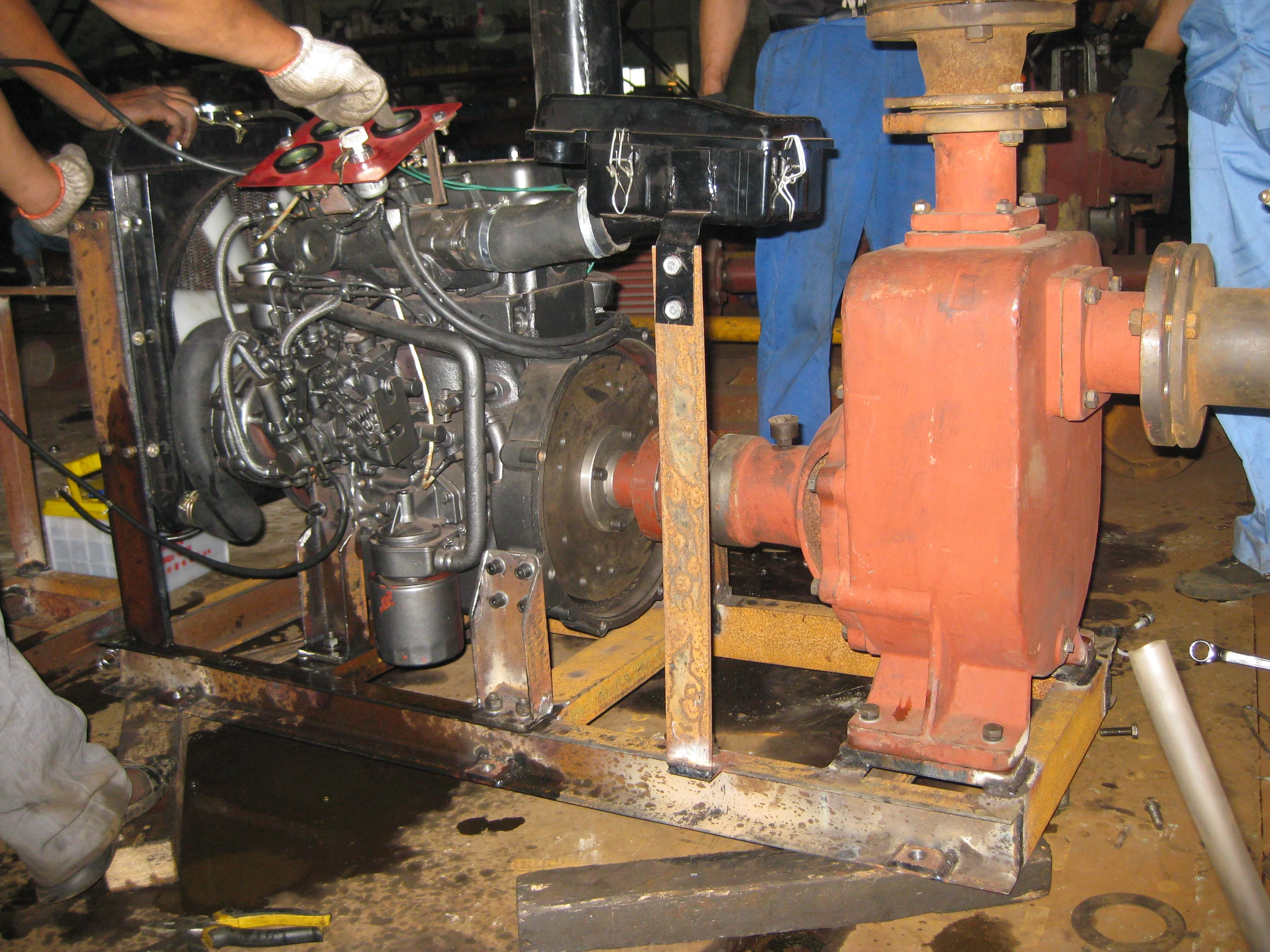 Super T Series 6 inch Mobile Diesel Engine Self Priming Waste Water Pump