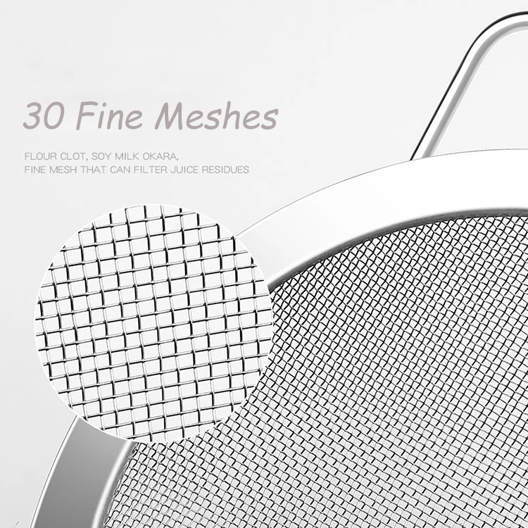 Good Quality Fine Mesh Sieve Stainless Steel Strainers Stainless Steel Kitchen Fine Mesh Filter