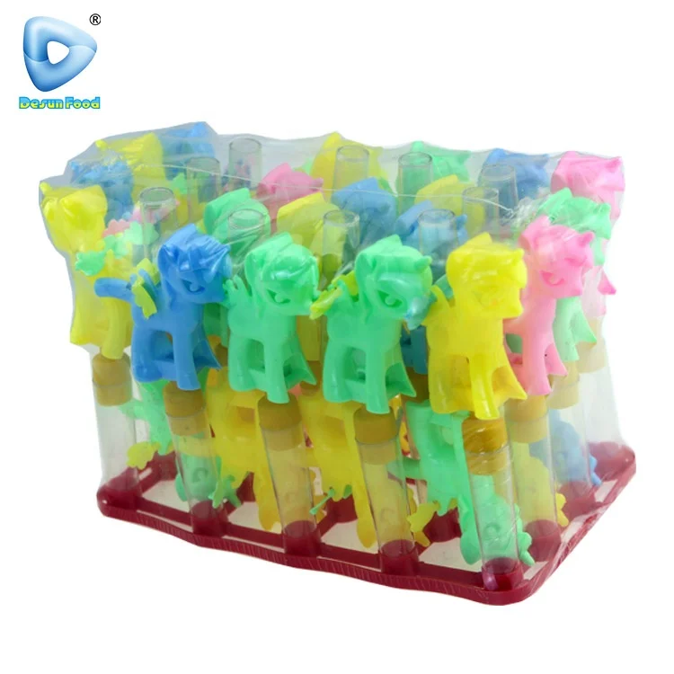 Cartoon flying horse shape toy whistle unicorn toy candy