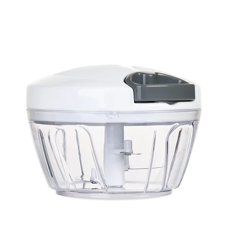 400ml plastic manual hand pull  mini speedy food vegetable chopper