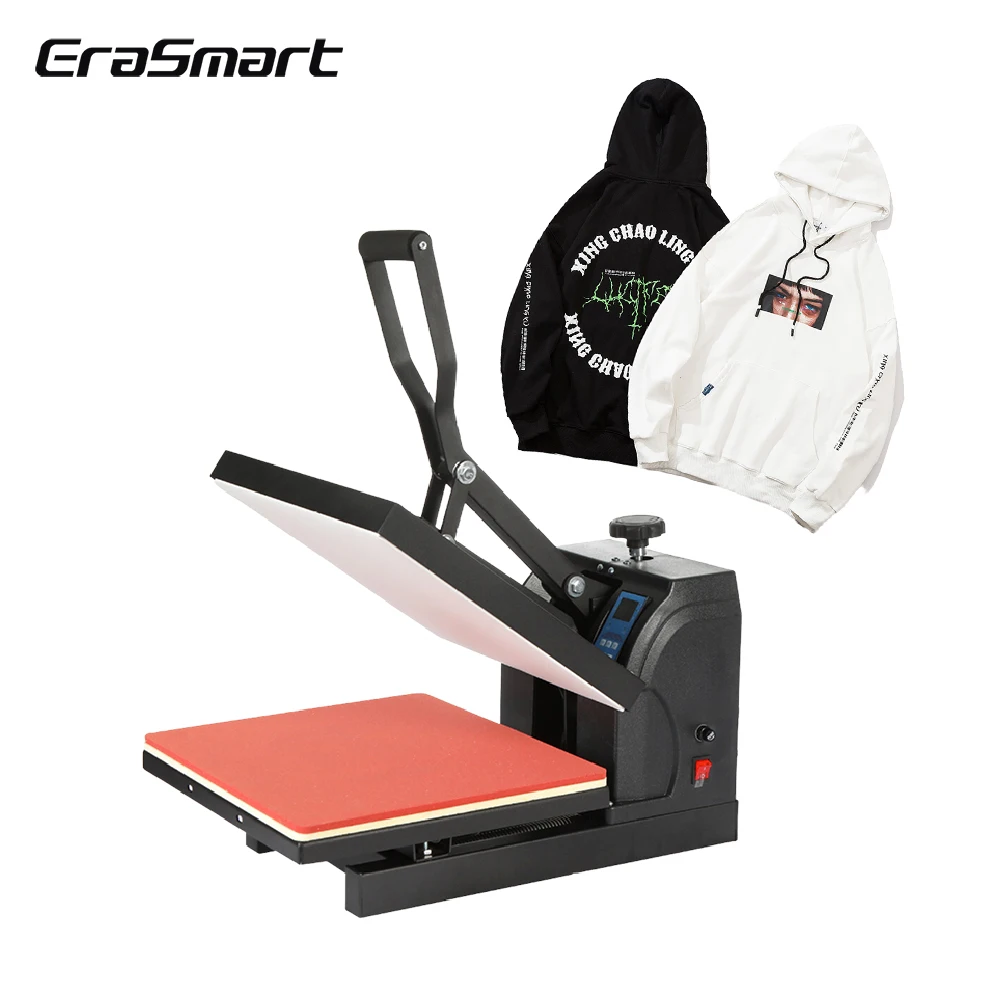 New Arrivals Erasmart 38*38cm T Shirt Printer Heat Press Machine Portable Mini DTF Printer Heat Press Machine