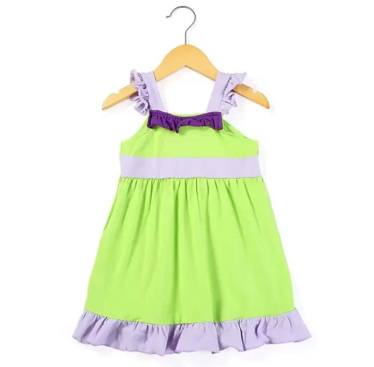 Boutique Summer Girls Mickey Minnie Twirl Dress Kids Cosplay Cotton Party Kids Girls Dress