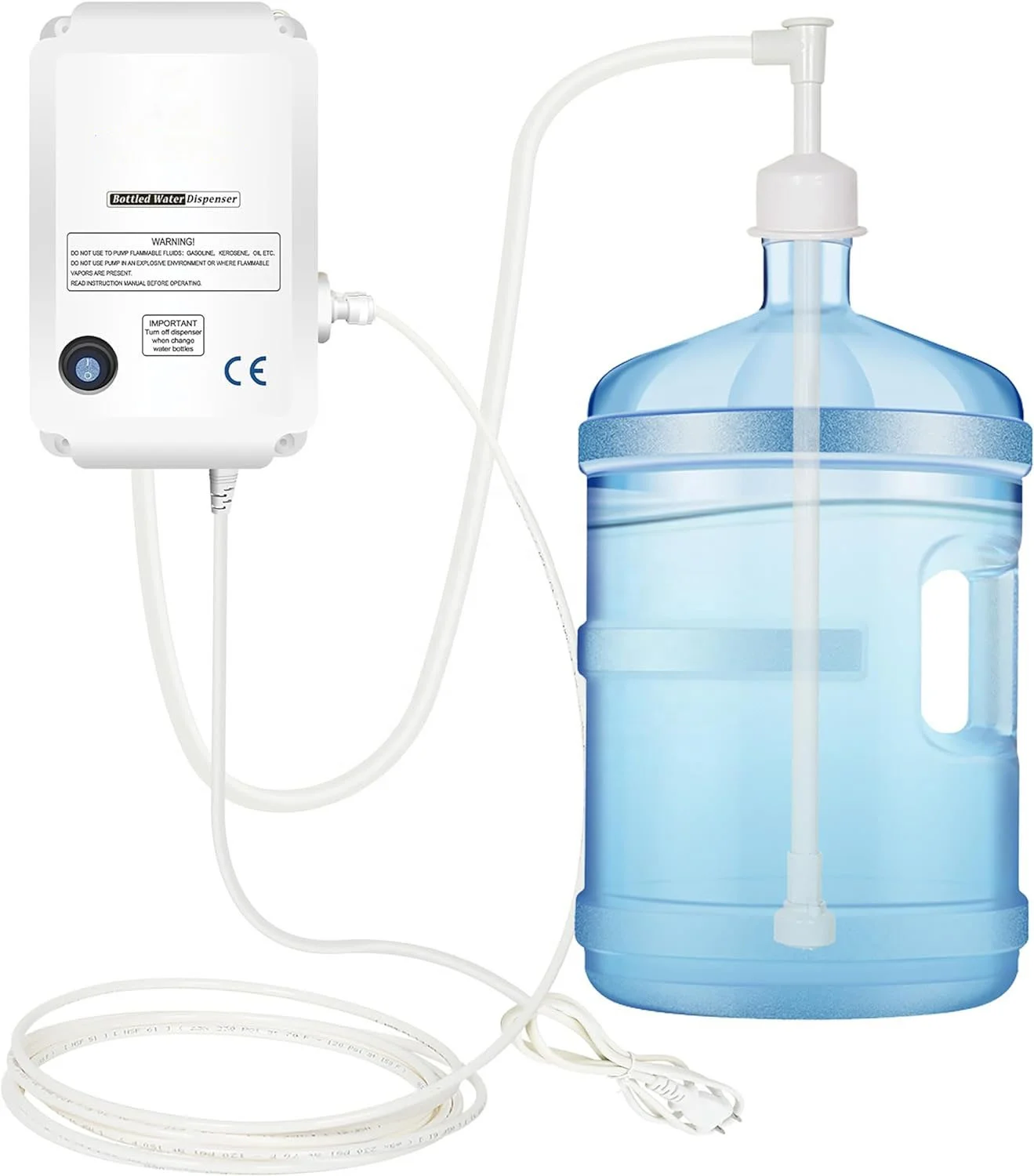 Electric Drinking Water Pump Bottle Speed Adjustable Water Dispenser Pump 5 gal Bottled Water System for Refrigerator