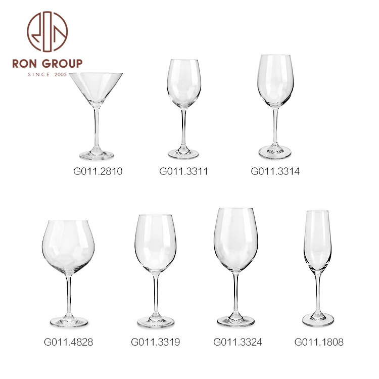 european restaurant hotel crystal glassware set wine champagne glass crystal